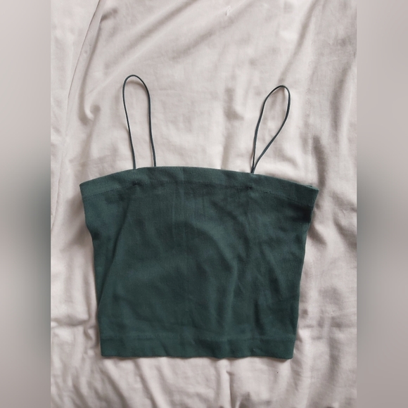 AE Ribbed Cropped Tank - Picture 3 of 6